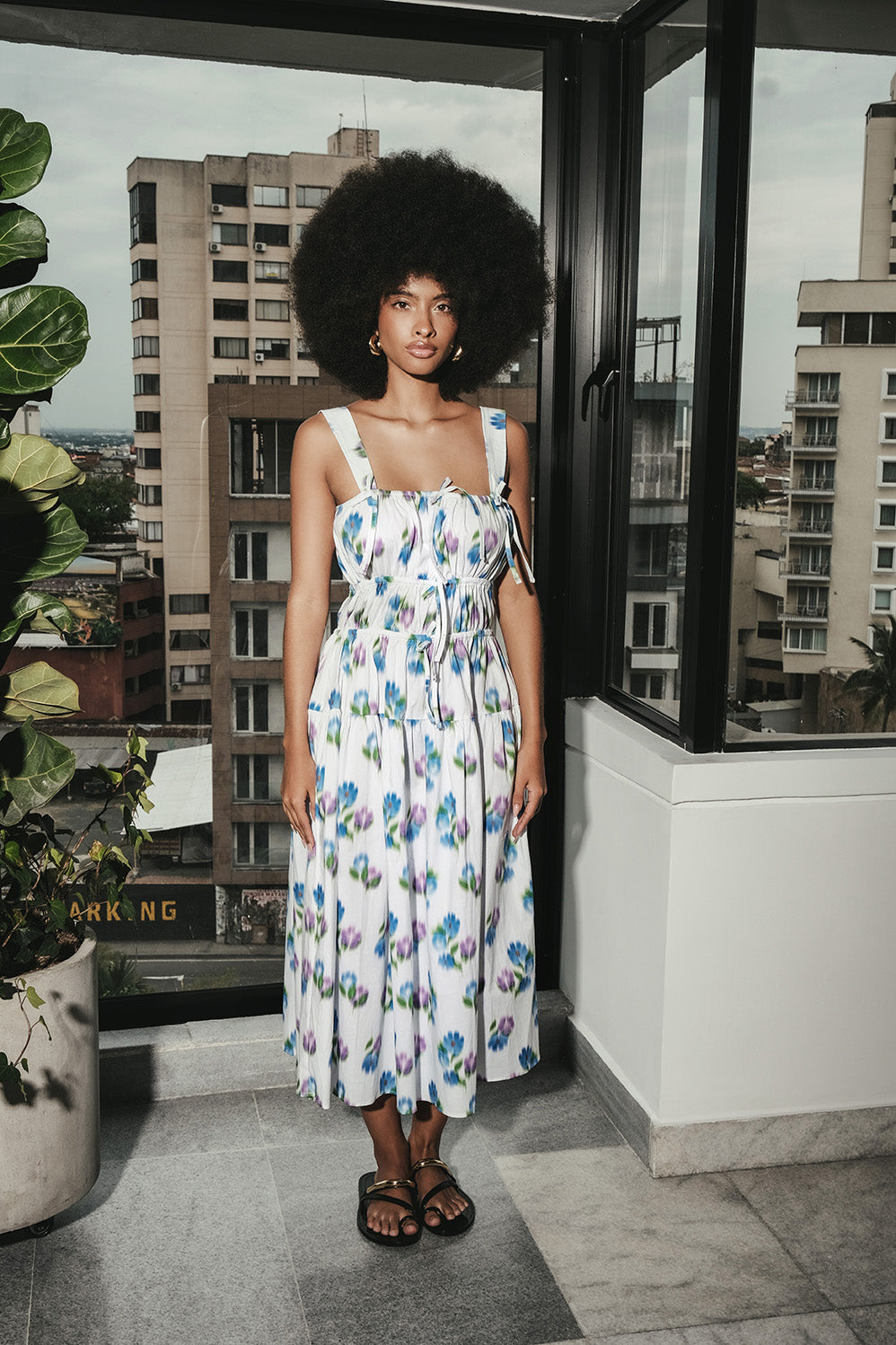 BAHIA DRESS - COTTON UNDER THE SPRAY