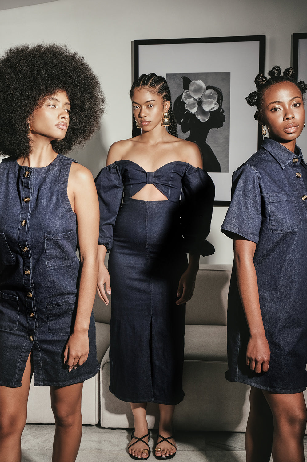 THE SURF DRESS - DENIM LOVELY