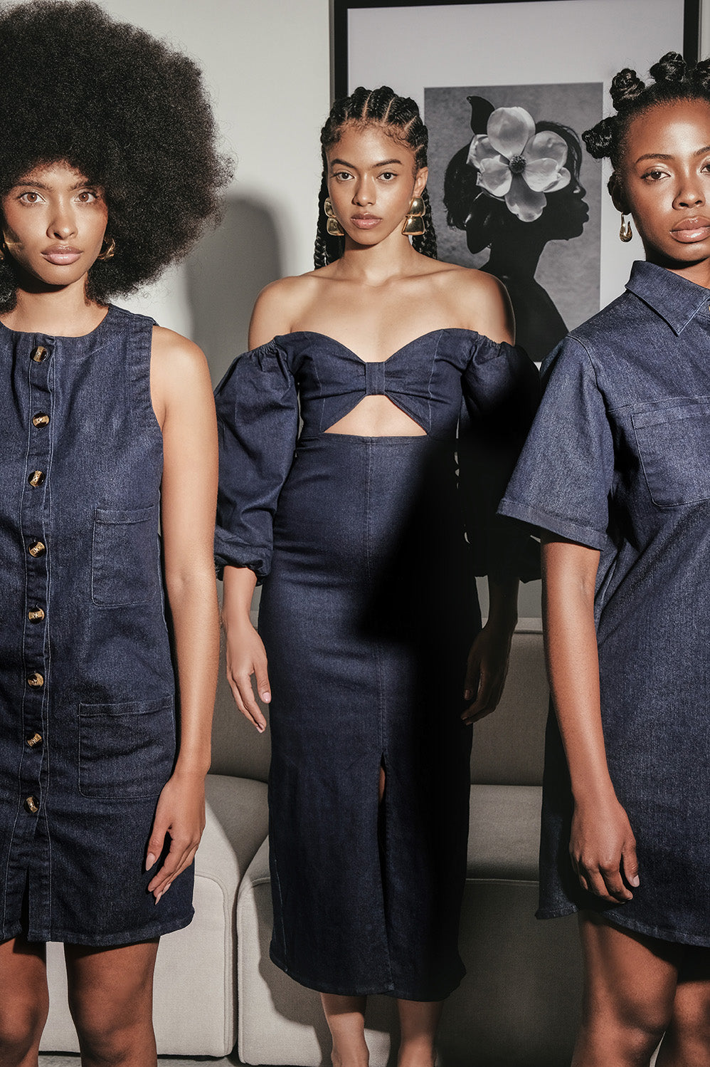 THE SURF DRESS - DENIM LOVELY