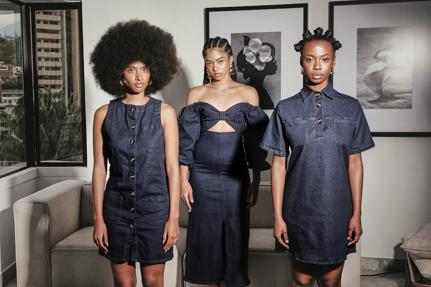 THE SURF DRESS - DENIM LOVELY