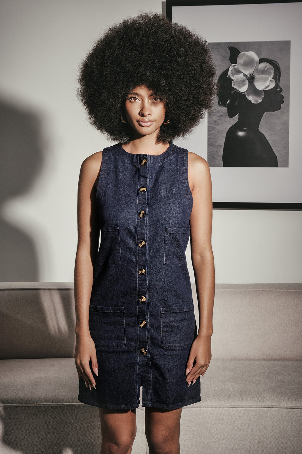THE TIDE DRESS - DENIM LOVELY