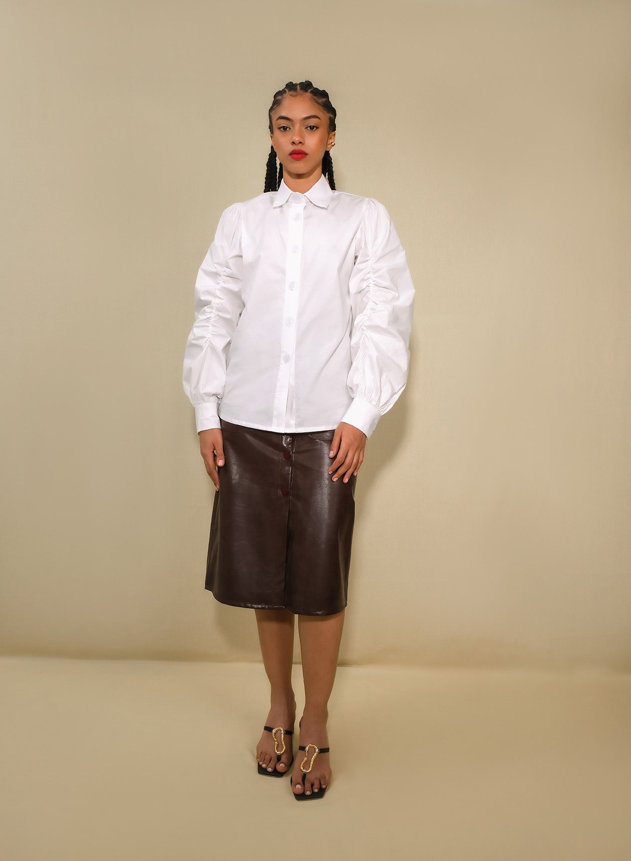 ALAMO SKIRT - CHOCOLATE