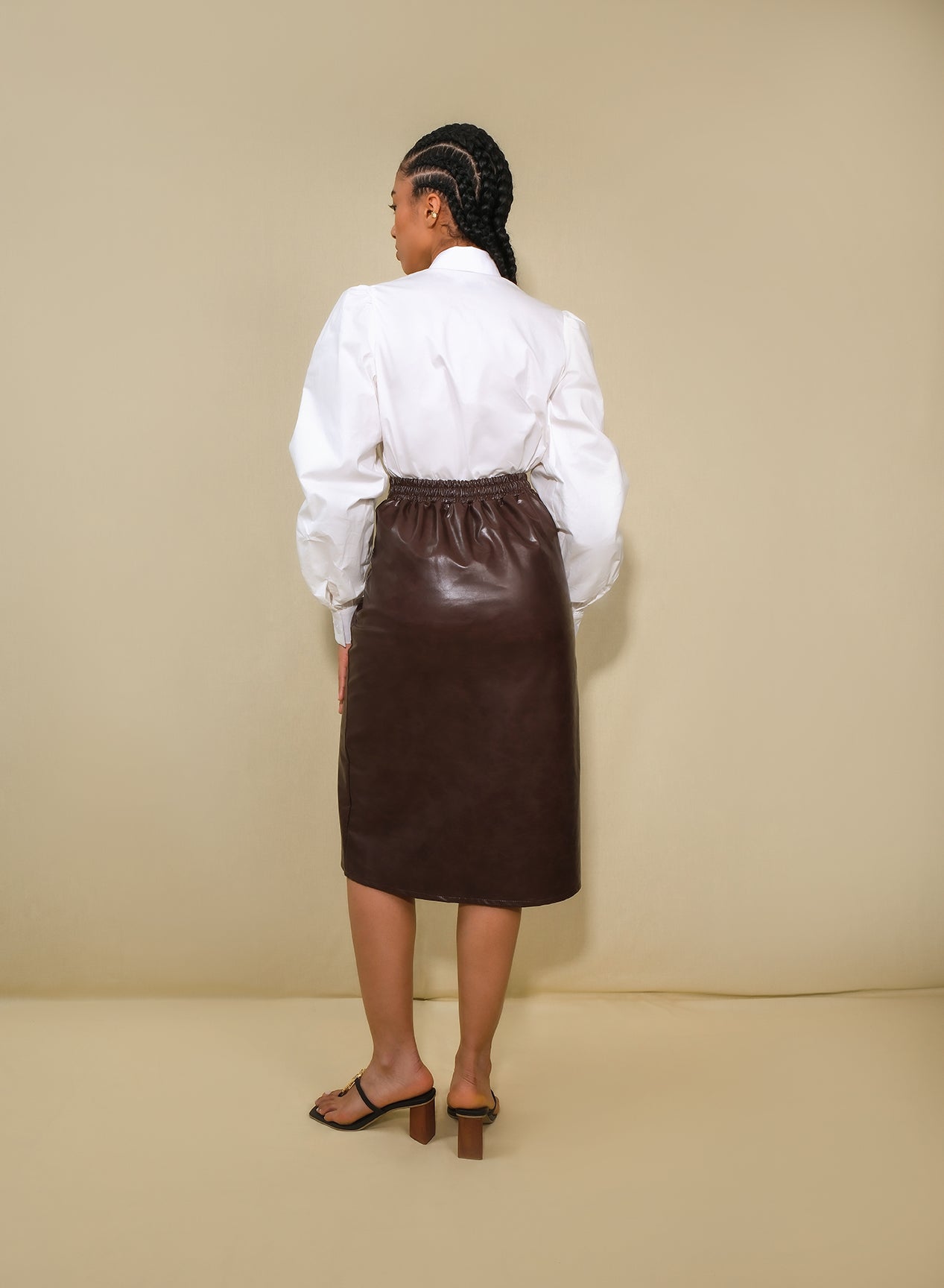 ALAMO SKIRT - CHOCOLATE