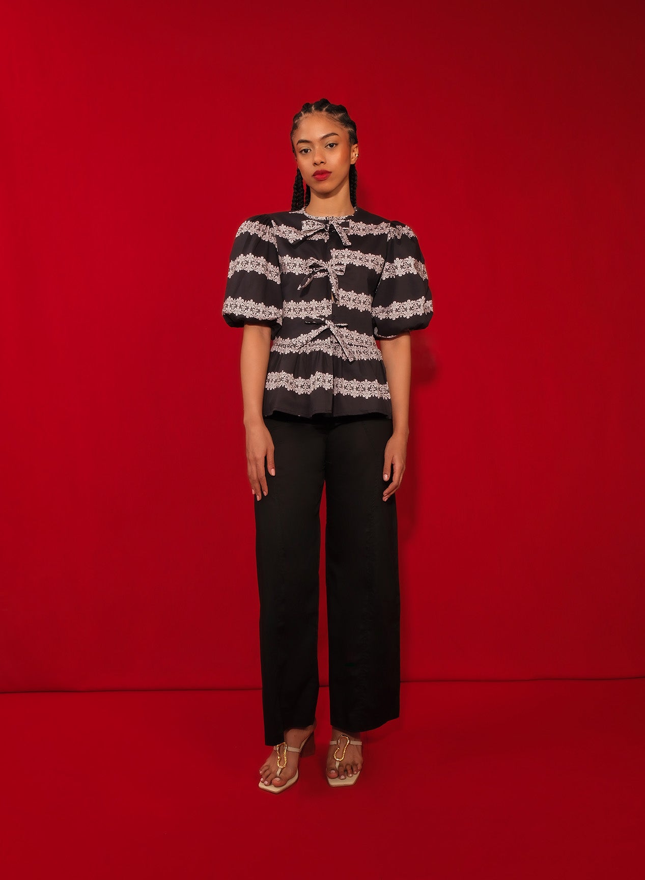 ORQUID TOP - 2 LINES MACRAME