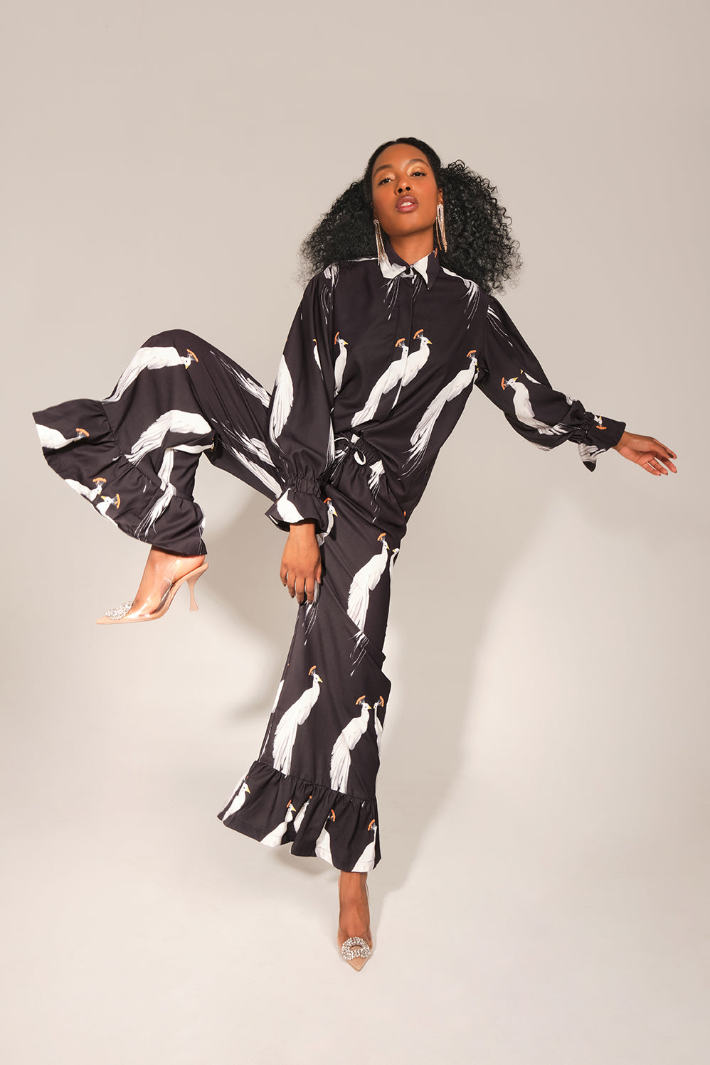 Teresa M Pants - Black Peacock