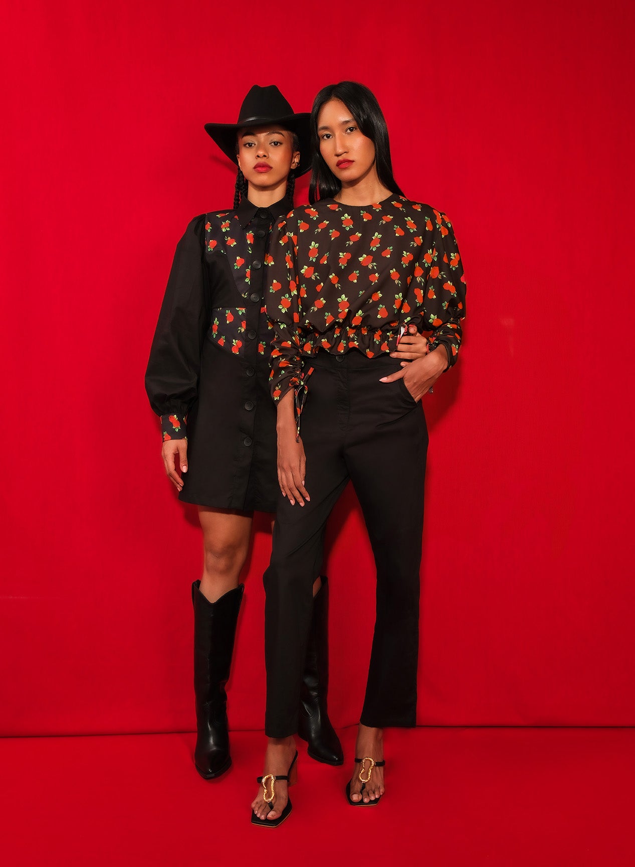 SPUR TOP - MINI ROSES