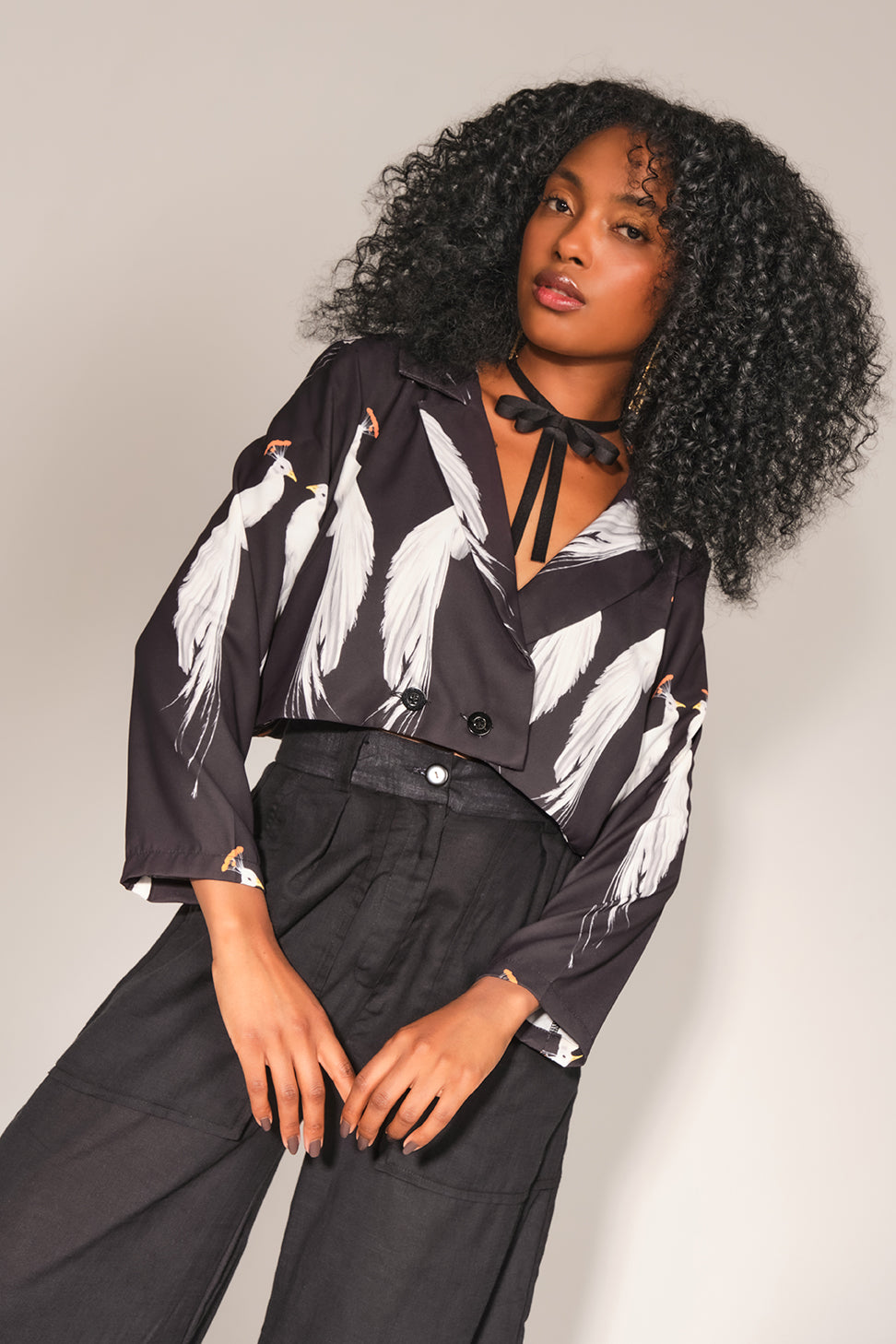 Michelle Jacket - Black Peacock