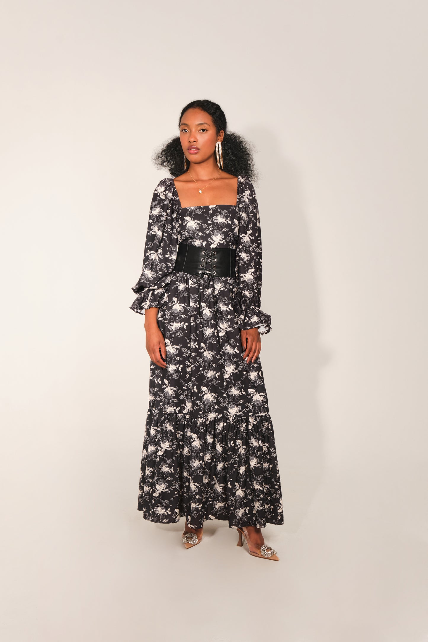 Anne B Dress - Black Lace