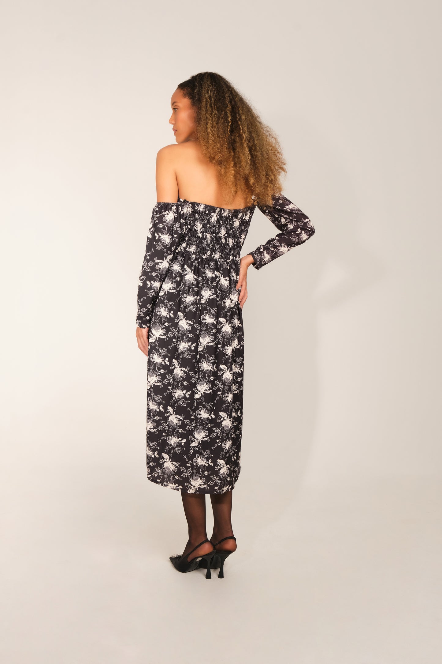 Cleo Dress - Black Lace