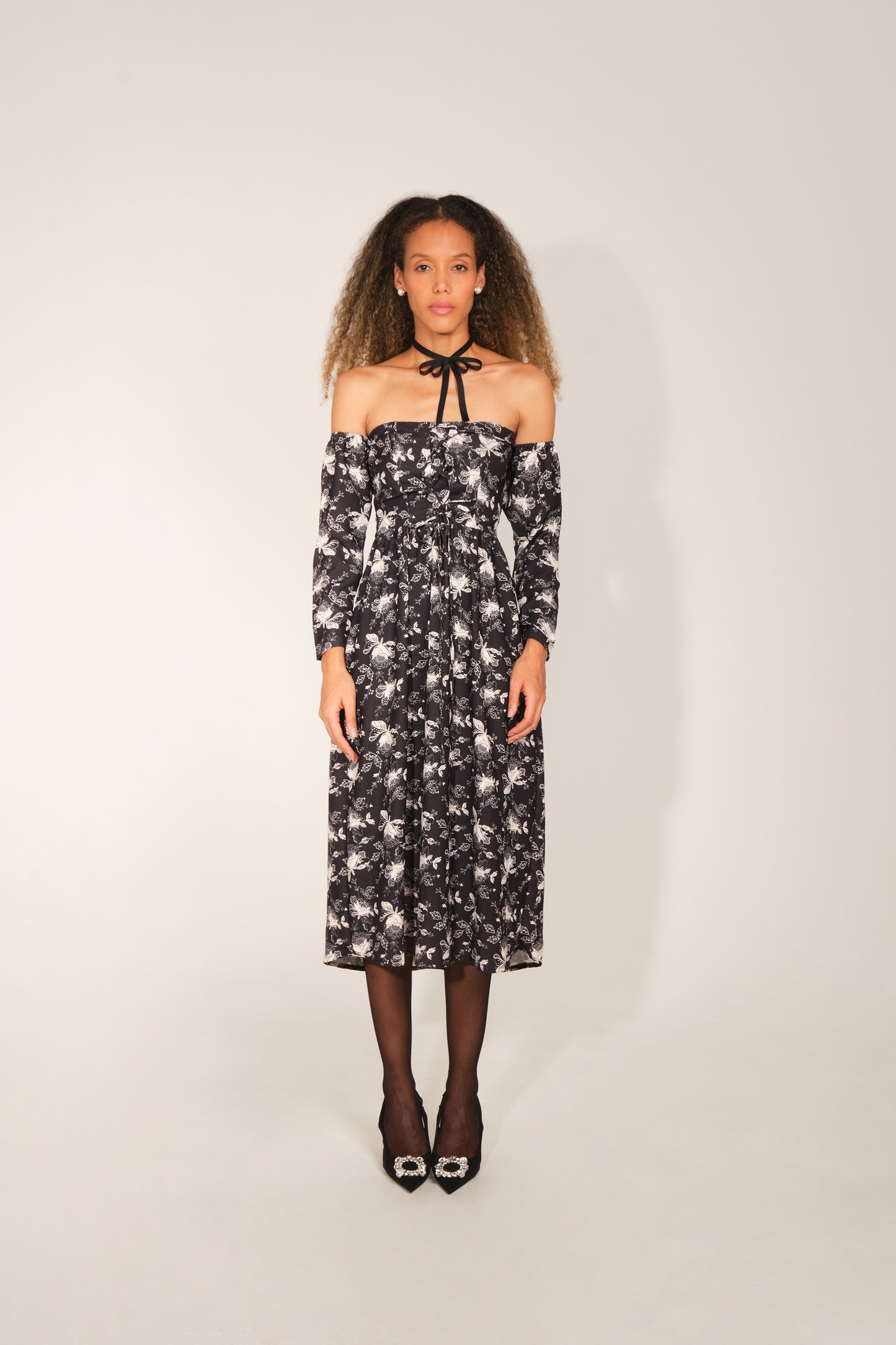 Cleo Dress - Black Lace