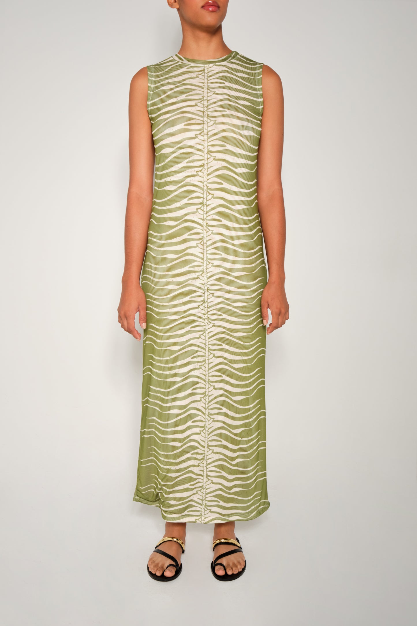SALTY DRESS - GREEN SNAKE