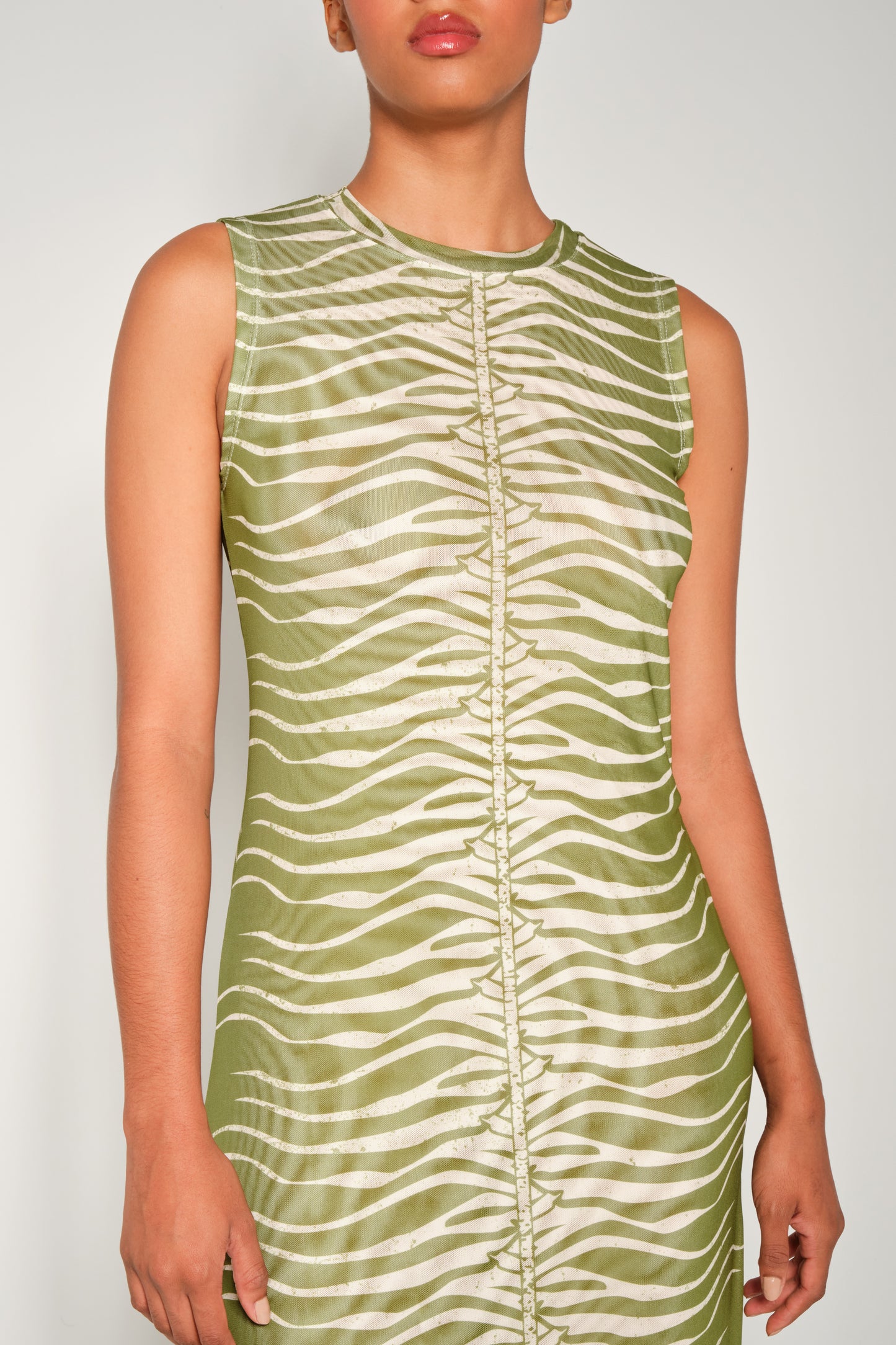 SALTY DRESS - GREEN SNAKE