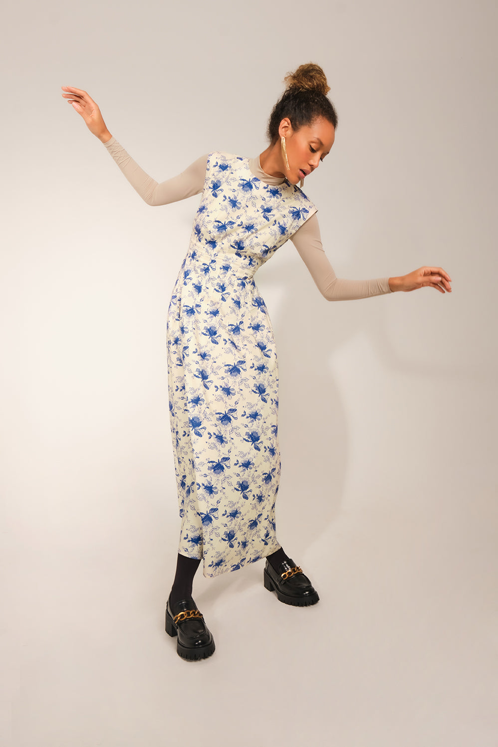 Cat The Great Dress - Blue Lace