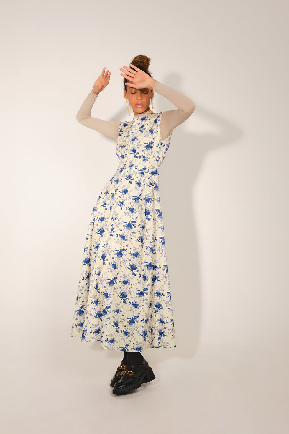 Cat The Great Dress - Blue Lace