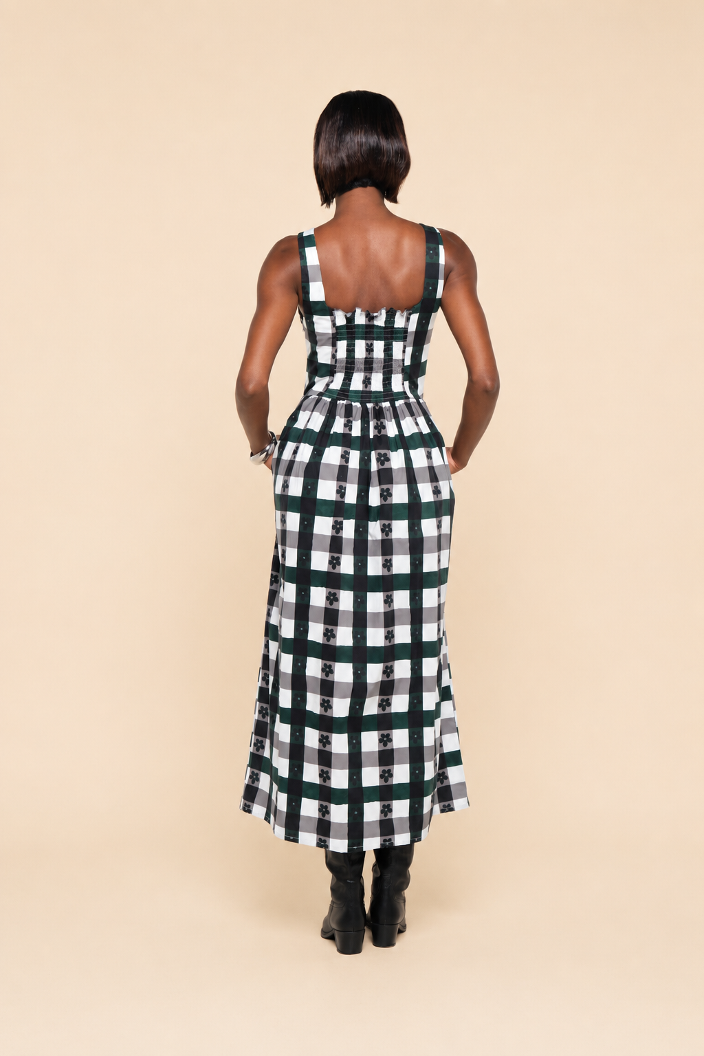 ORIGEN DRESS – GINGHAM PRINT