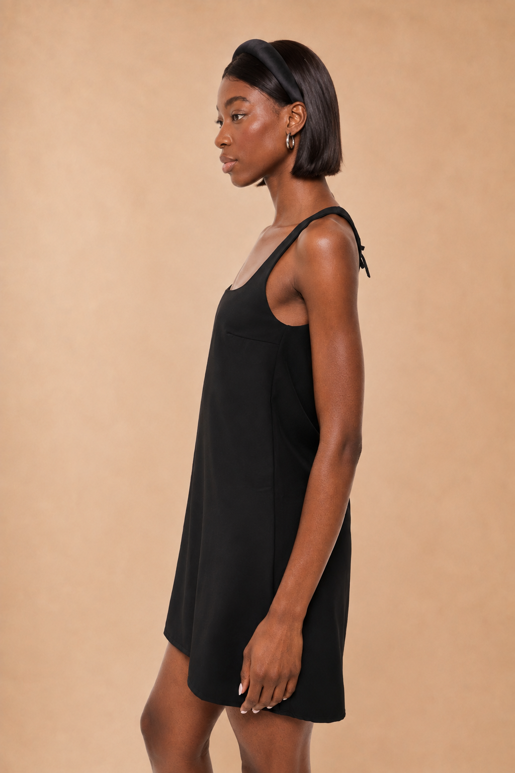 LEONOR MINI DRESS – BLACK