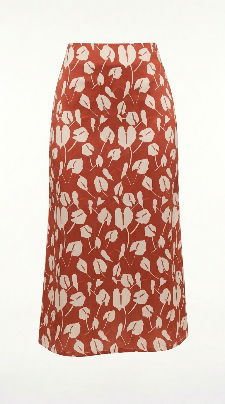 DANNA SKIRT - BEIGE BRAVE FLORA