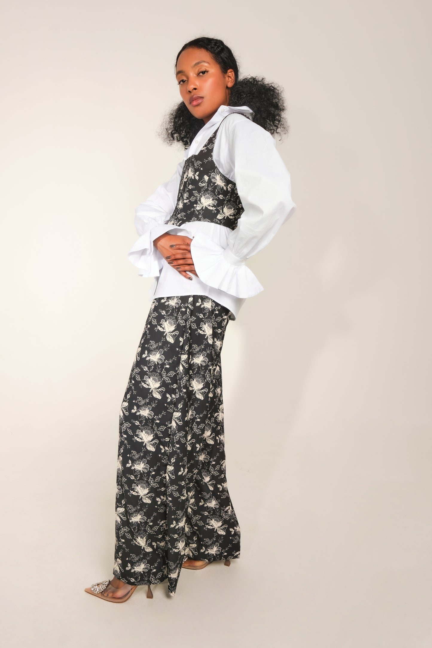 Michelle Pants - Black Lace