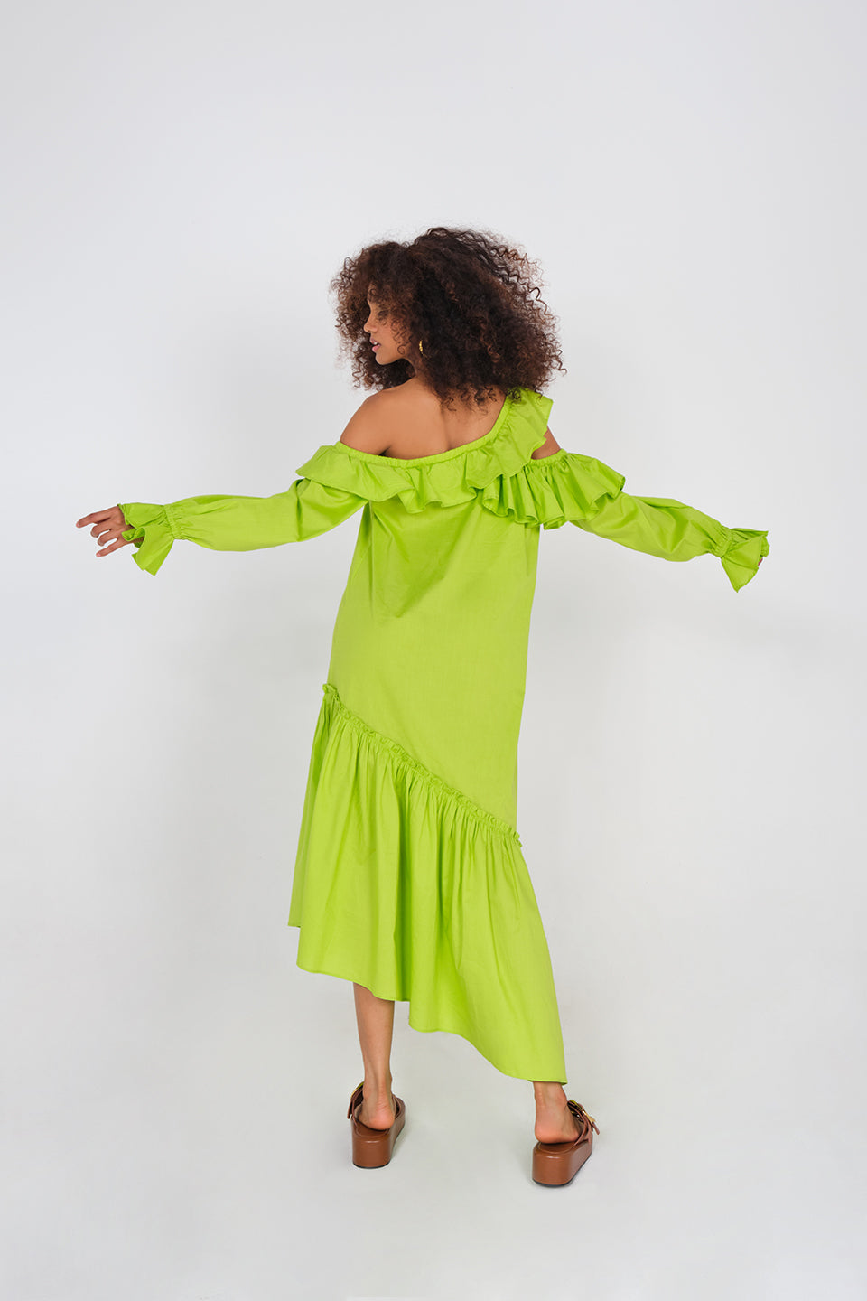 Mali Dress - Lime