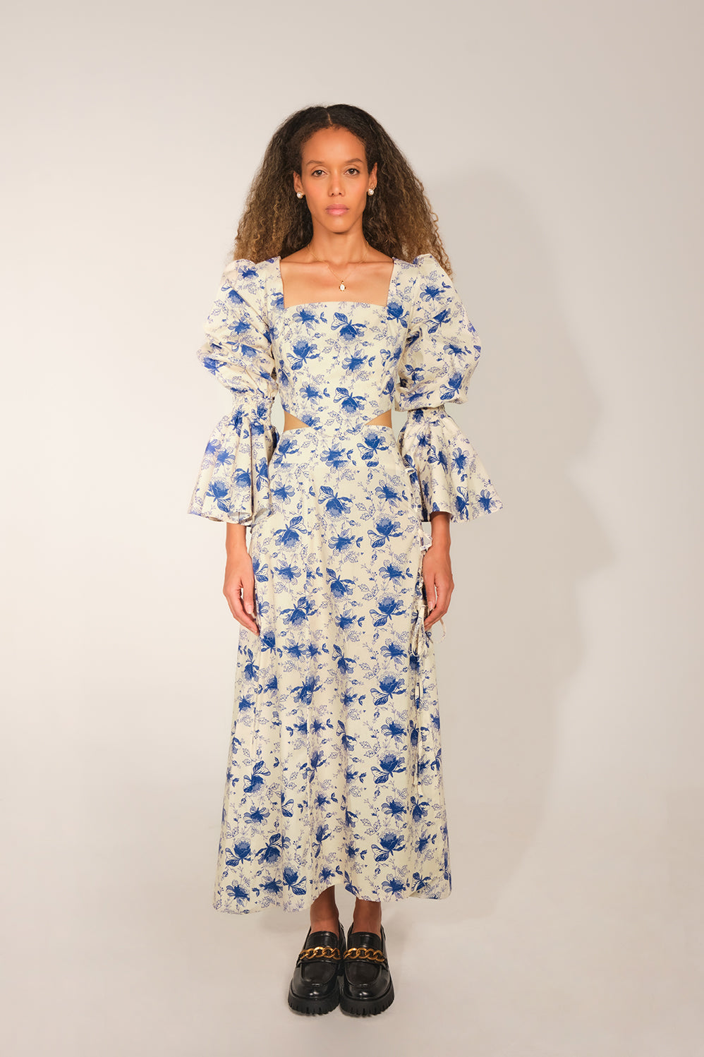 Nubian Skirt - Blue Lace