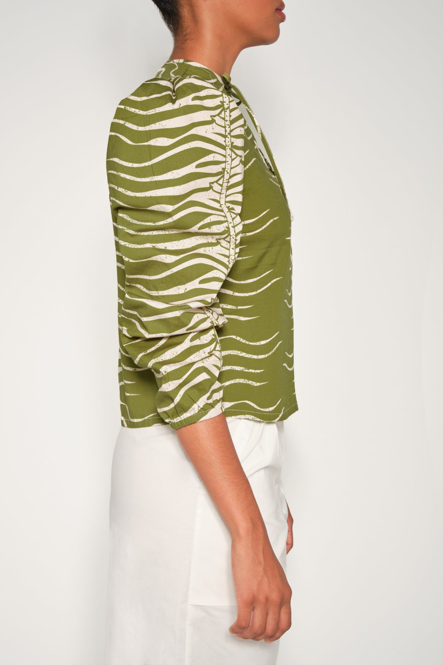 TULUM SHIRT - GREEN SNAKE