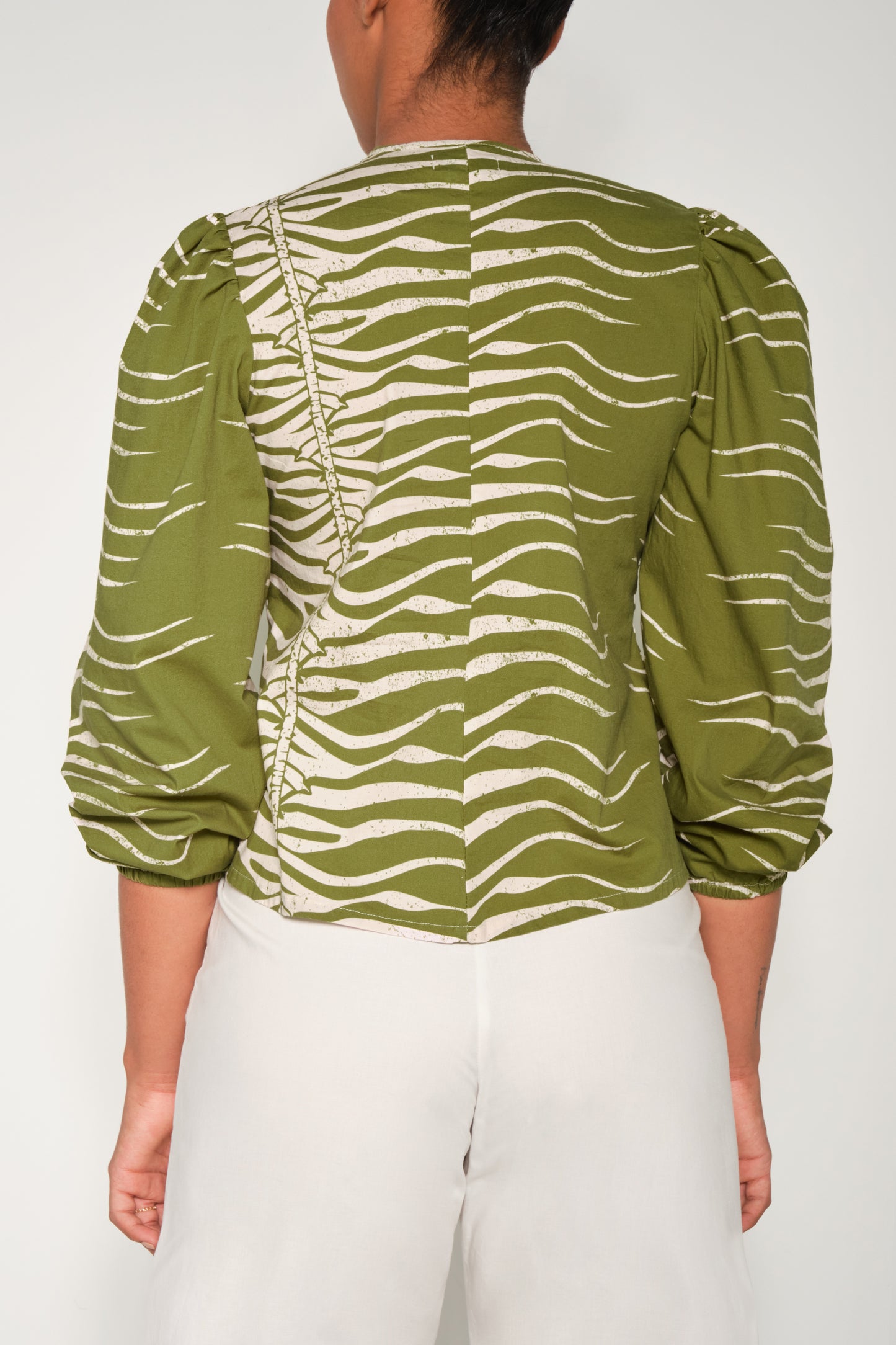 TULUM SHIRT - GREEN SNAKE