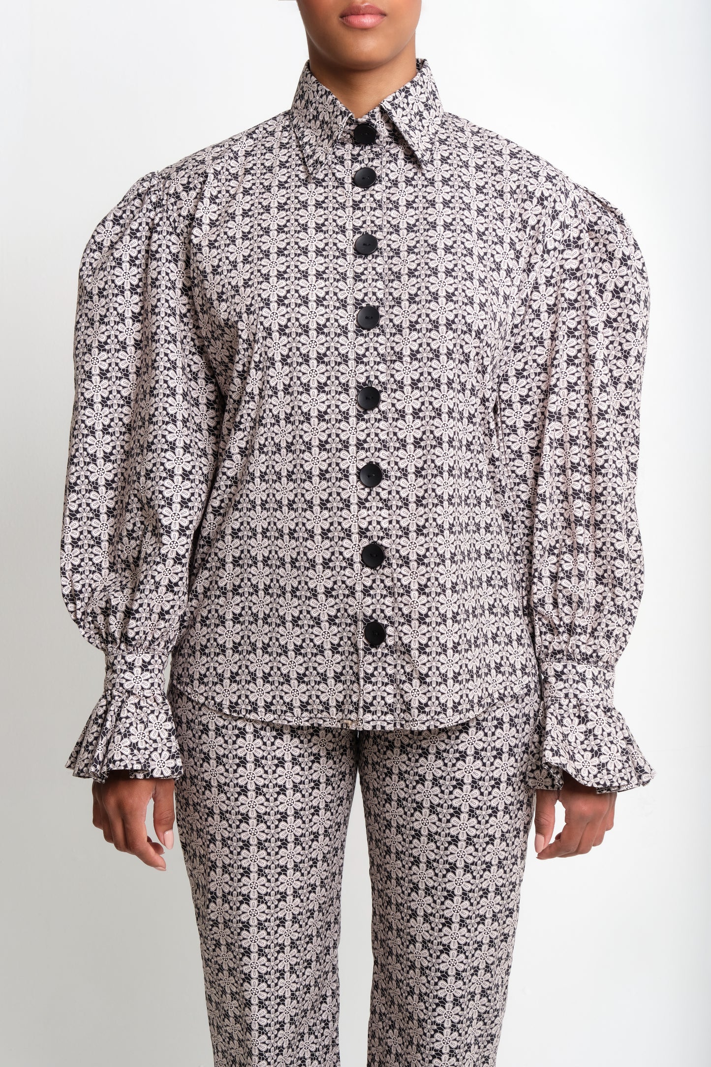 SOTOMAYOR SHIRT - MACRAME ALL OVER