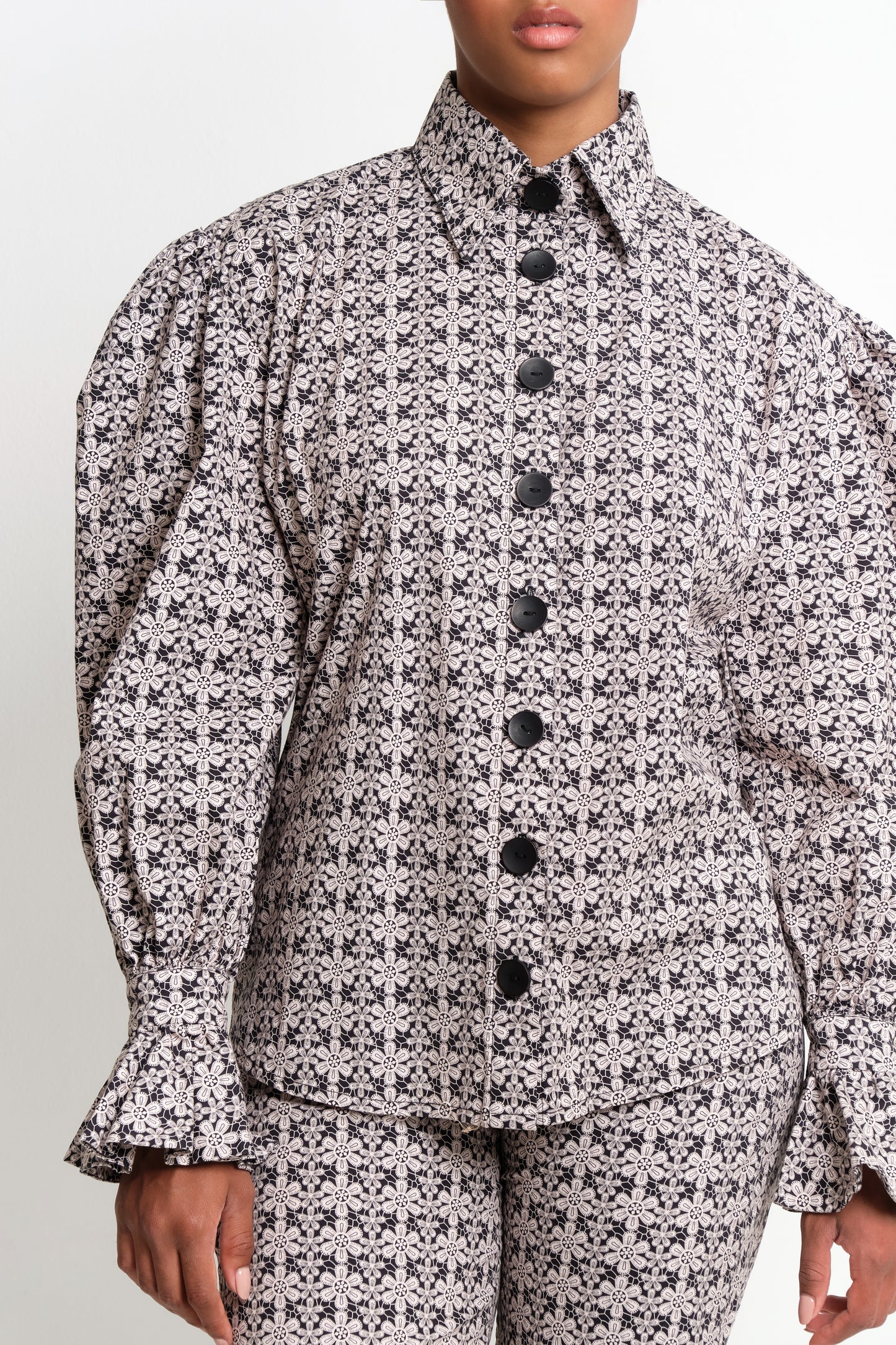SOTOMAYOR SHIRT - MACRAME ALL OVER
