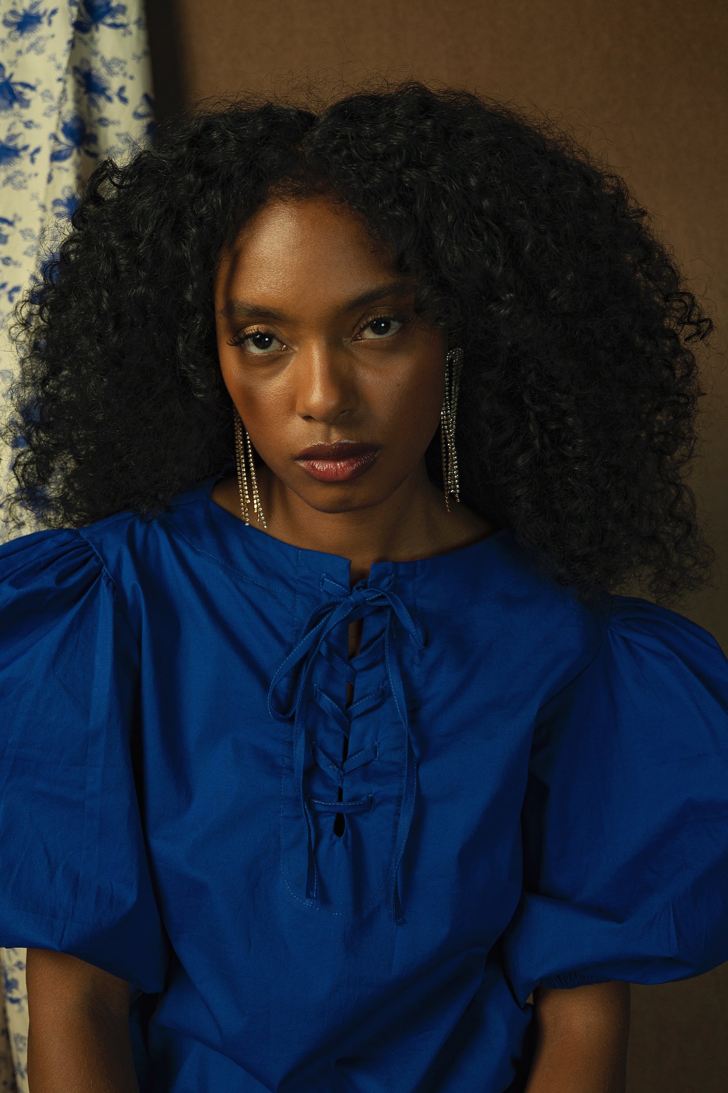 Cixi Short Tunic - Royal Blue