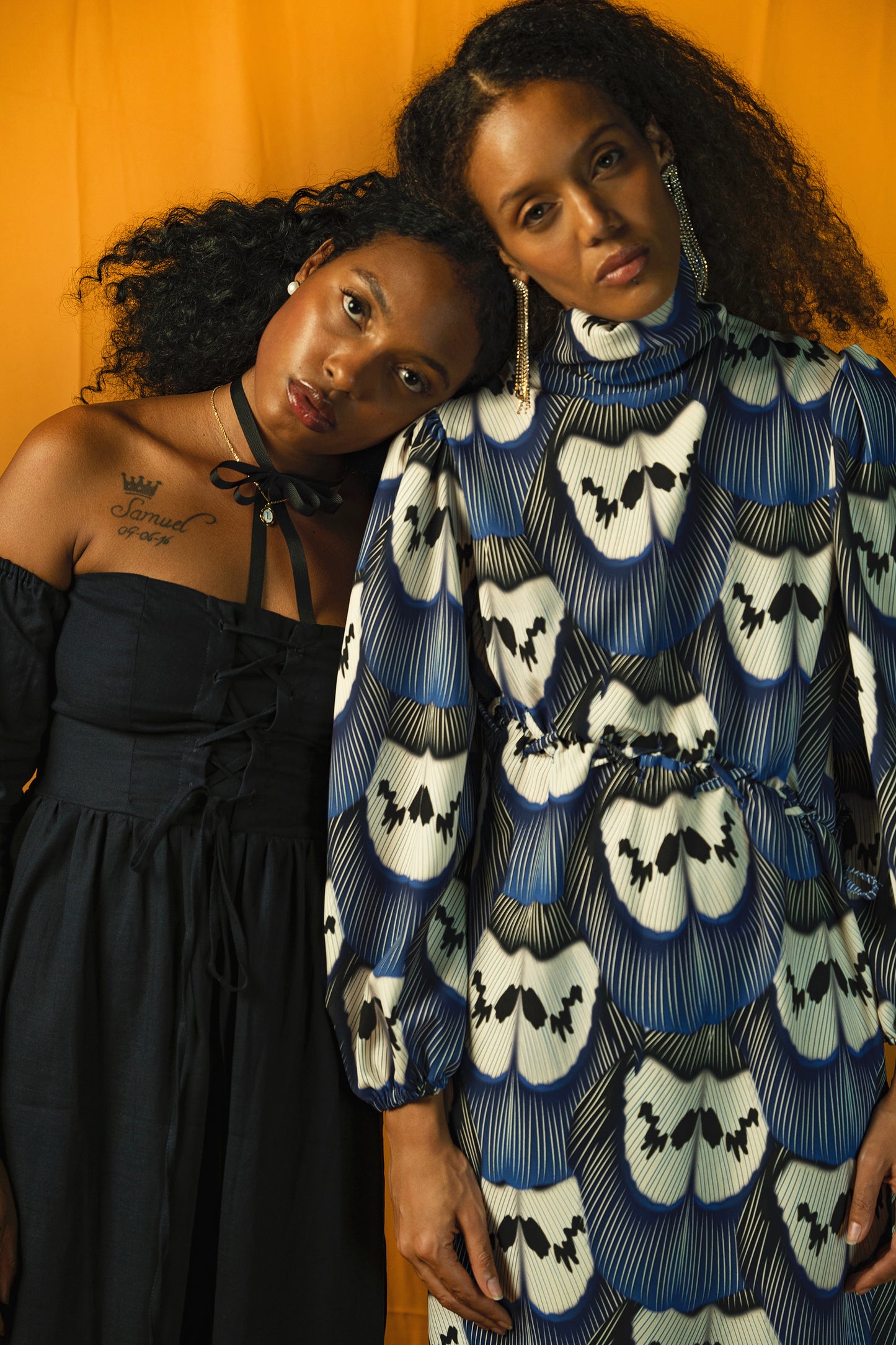 Nzinga Dress - Lux Feather