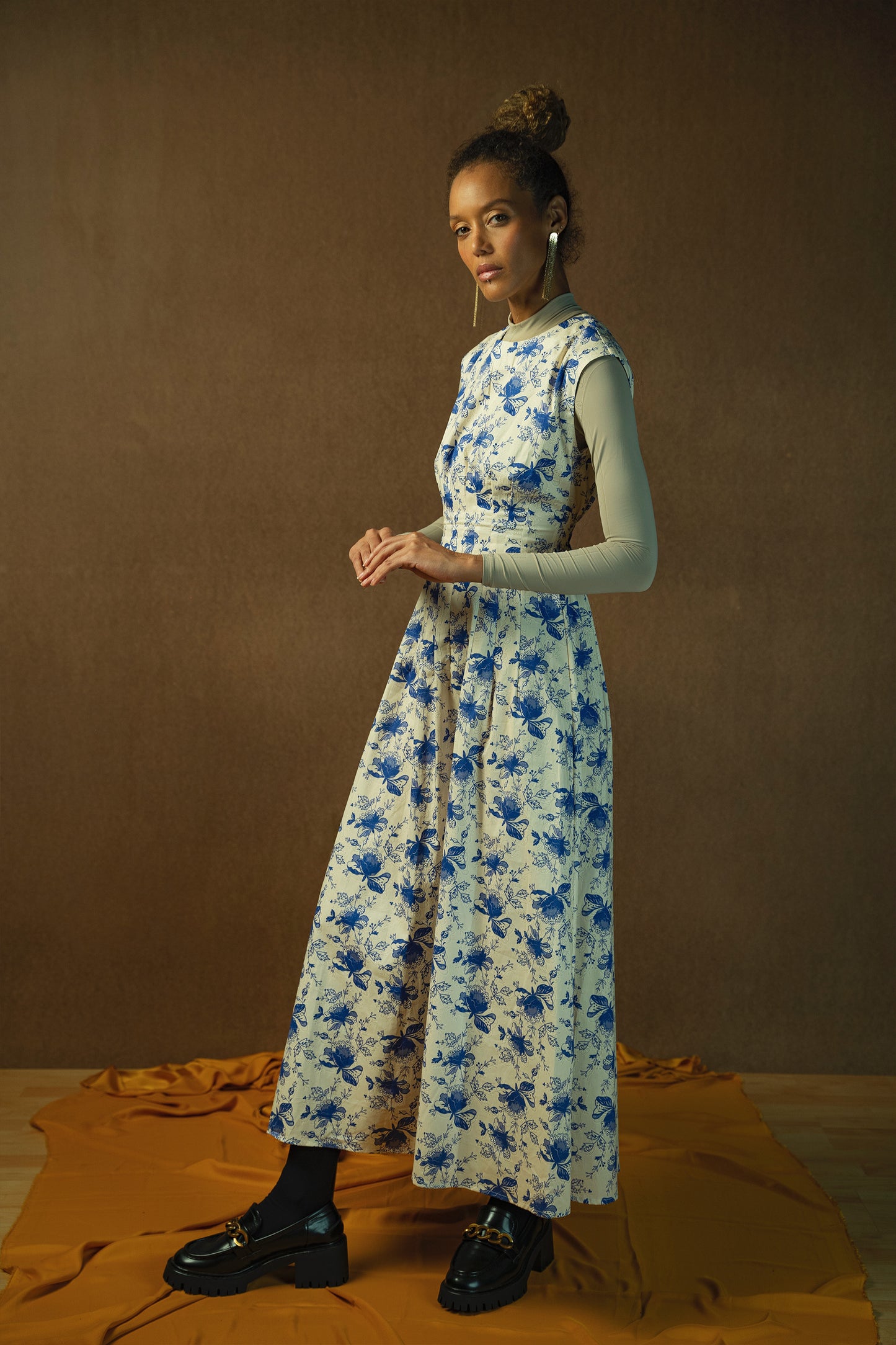 Cat The Great Dress - Blue Lace