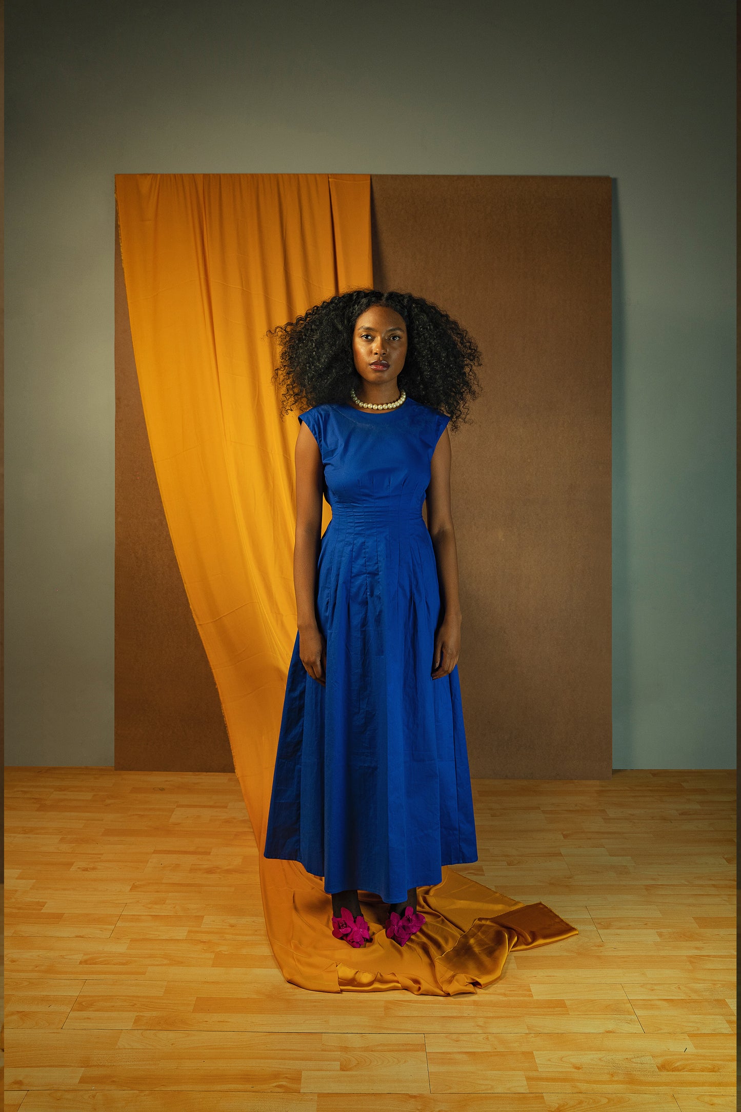 Cat The Great Dress - Royal Blue