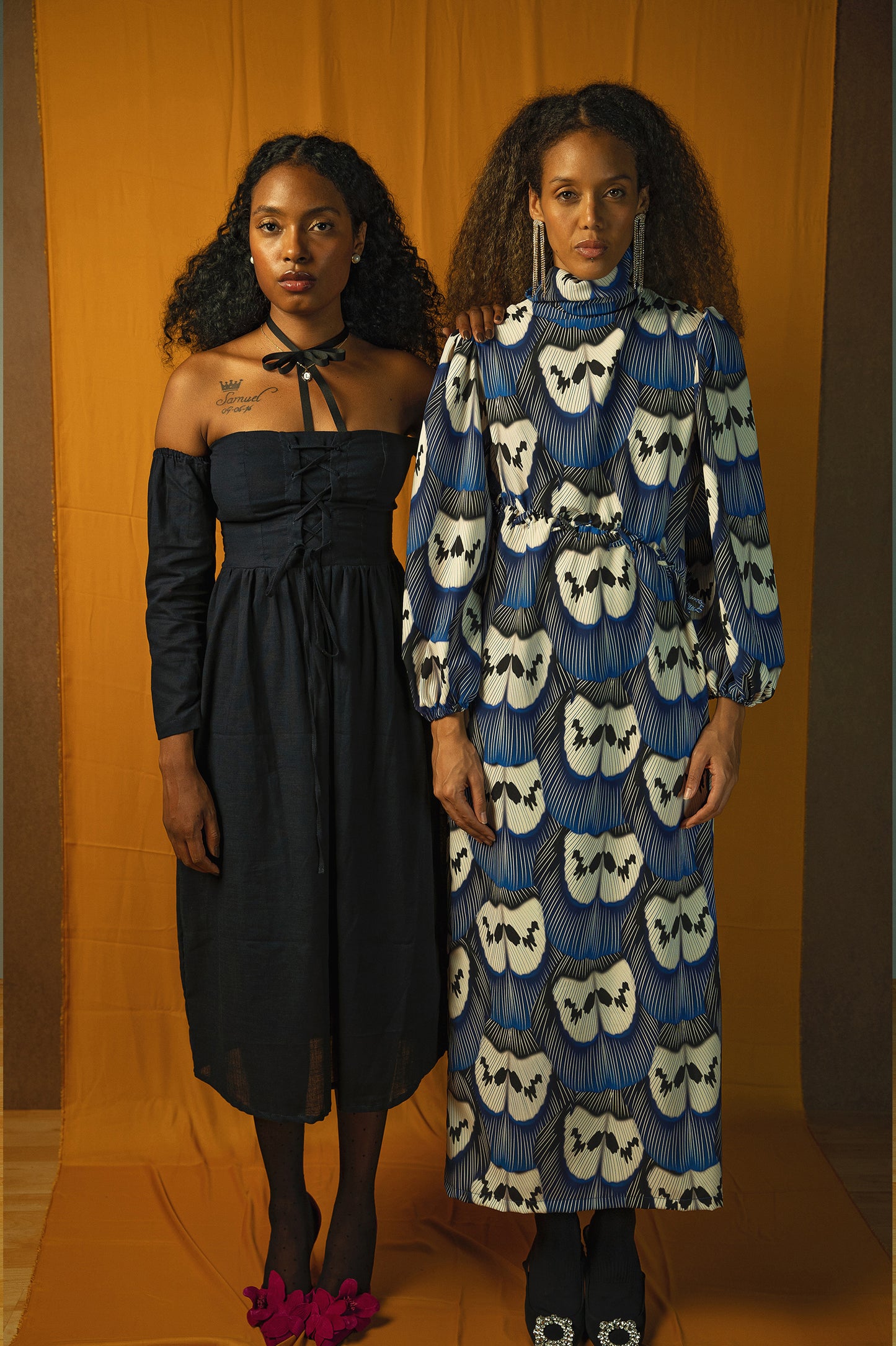 Nzinga Dress - Lux Feather
