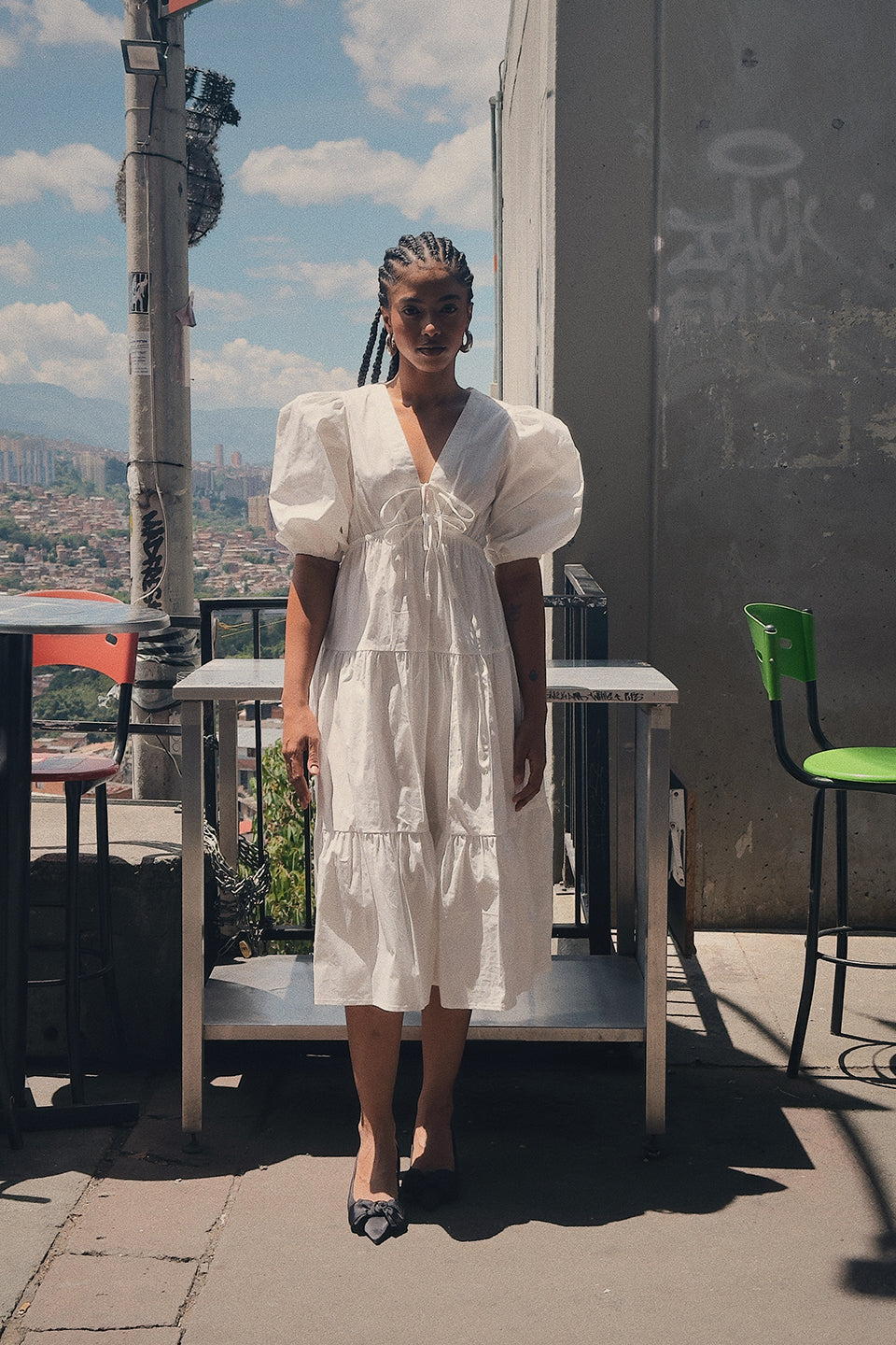 LILIES DRESS - CRUDO