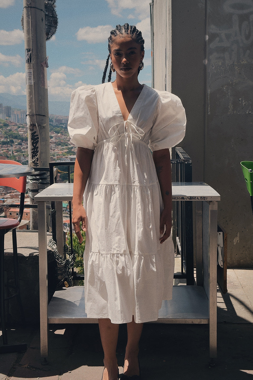 LILIES DRESS - CRUDO
