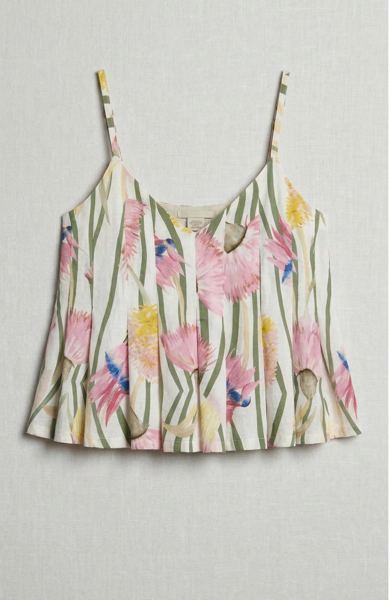 Reef Top in Aussie Desert Flowers Linen - Lulo Project