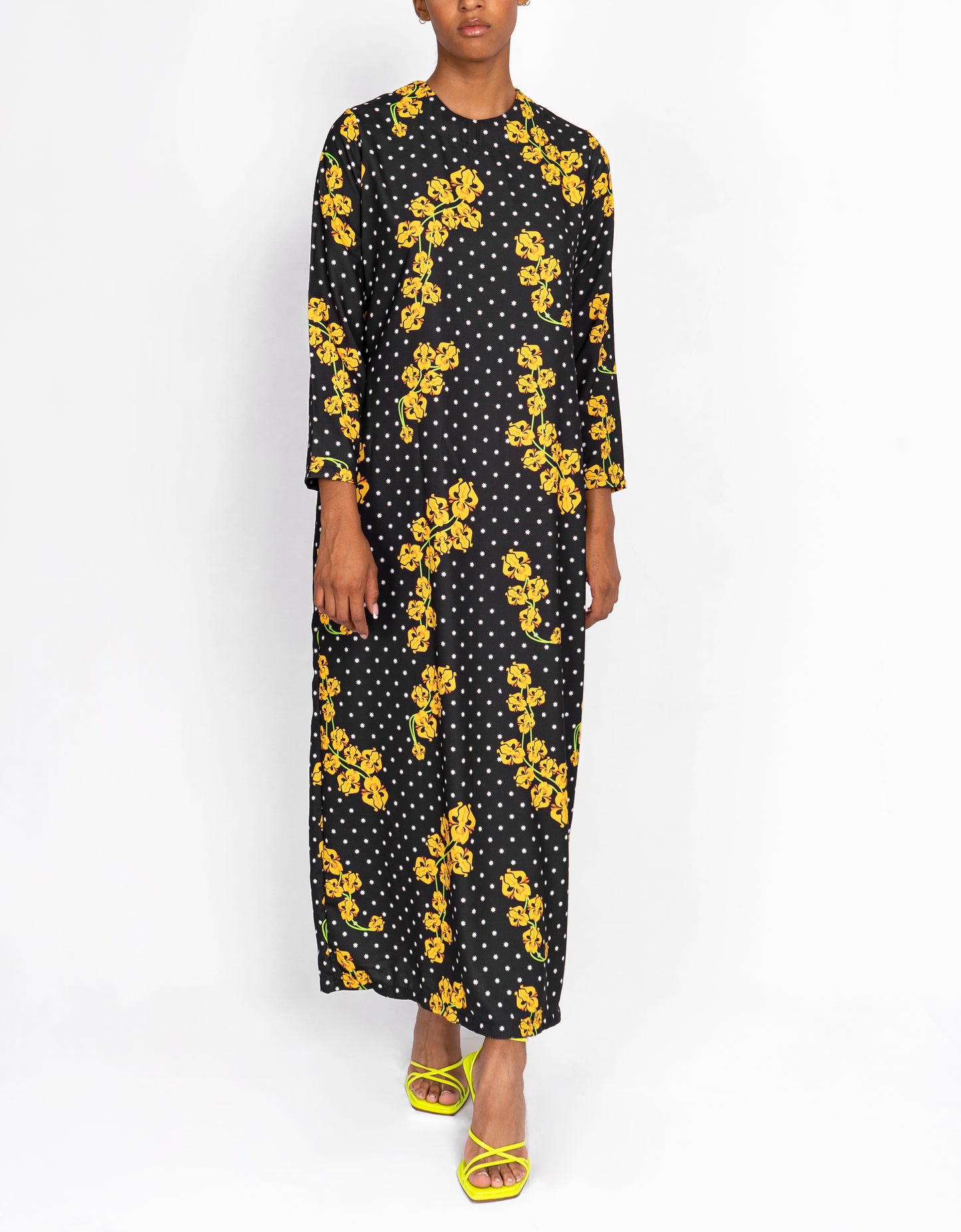 Grace Dress - Black Orquids