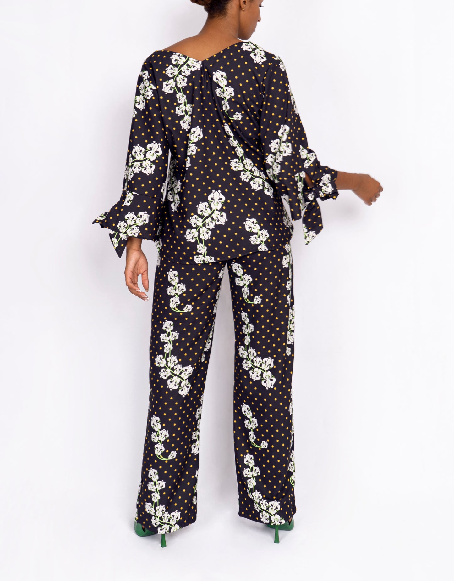 Rio Pants - Black Orquids