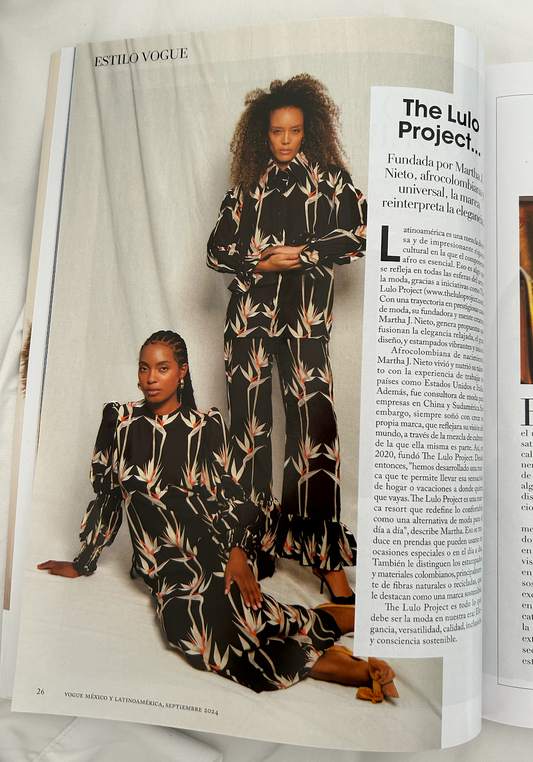 The Lulo Project Featured in Vogue Latinoamérica’s 25th Anniversary Edition!