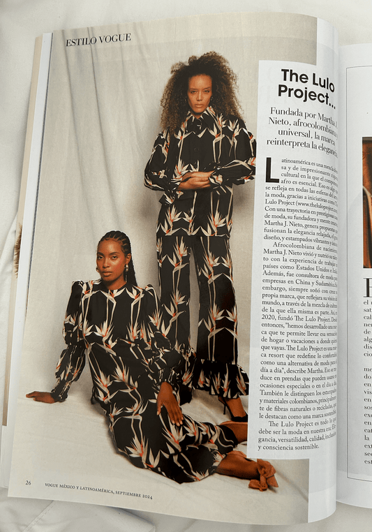 The Lulo Project Featured in Vogue Latinoamérica’s 25th Anniversary Edition! - Lulo Project