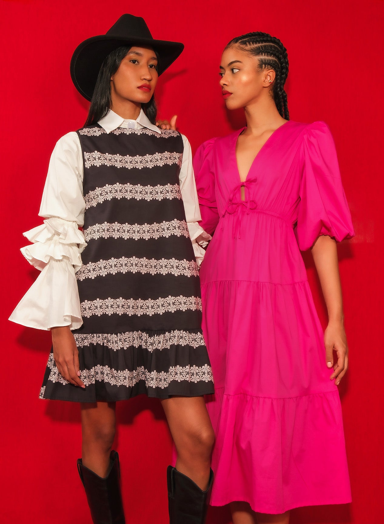 THE RIVER DRESS - 2 LINESMACRAME