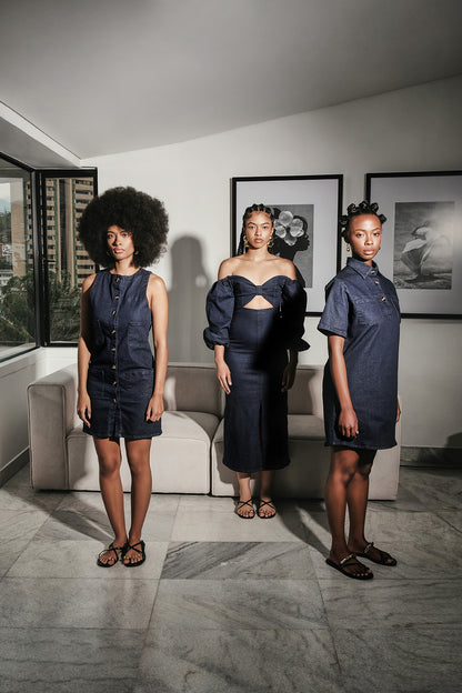 THE SURF DRESS - DENIM LOVELY