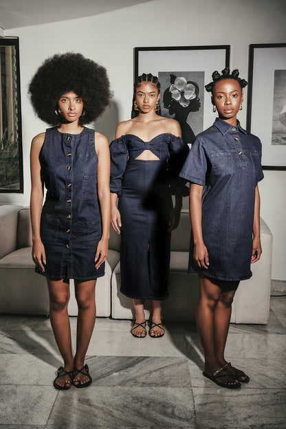 THE SURF DRESS - DENIM LOVELY