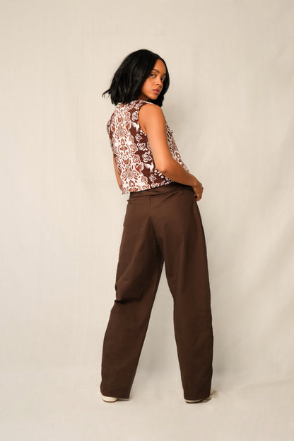 VANGUARD PANTS - RED FOLK PAISLEY