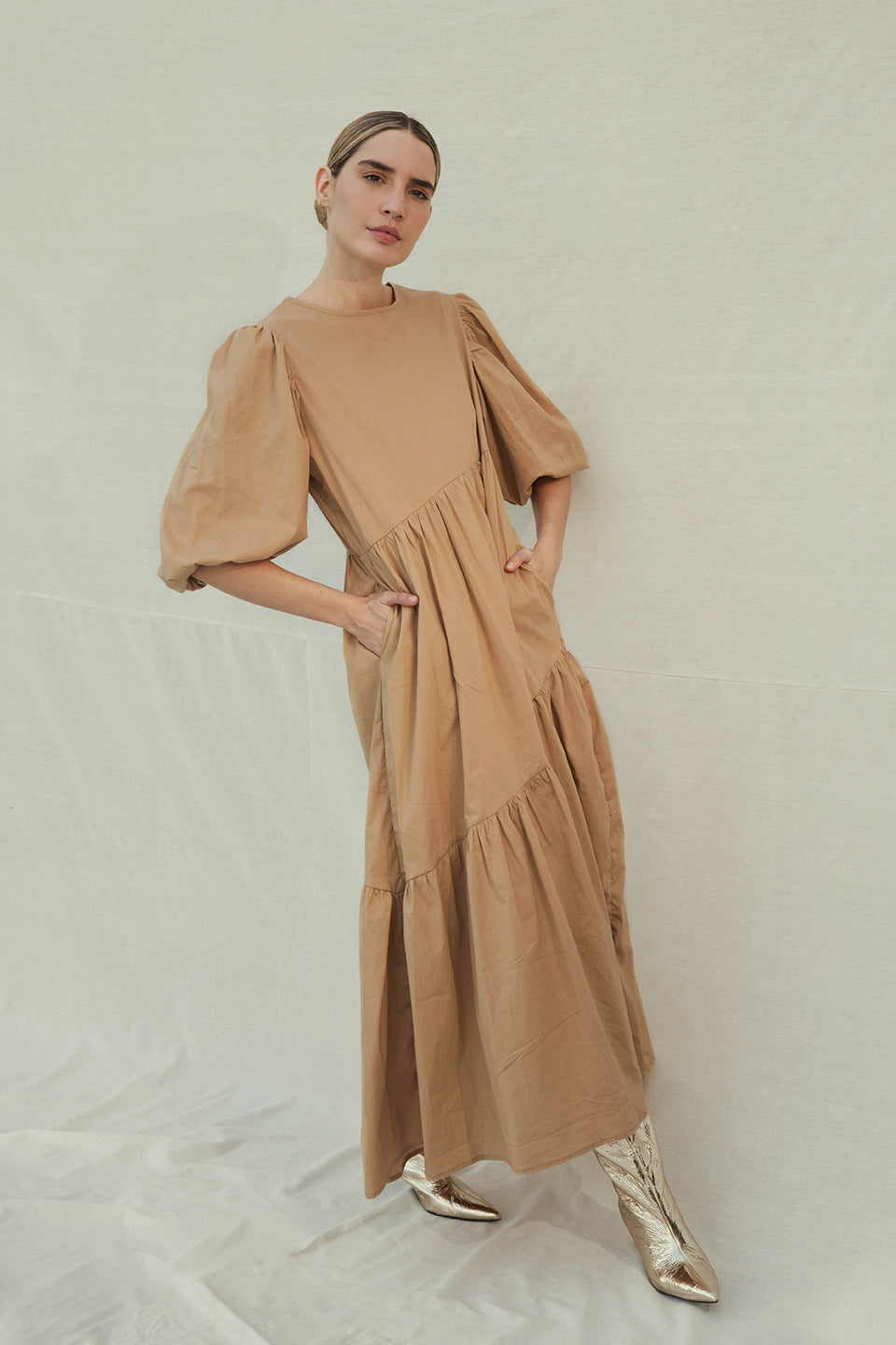 ARMENIA DRESS - BEIGE