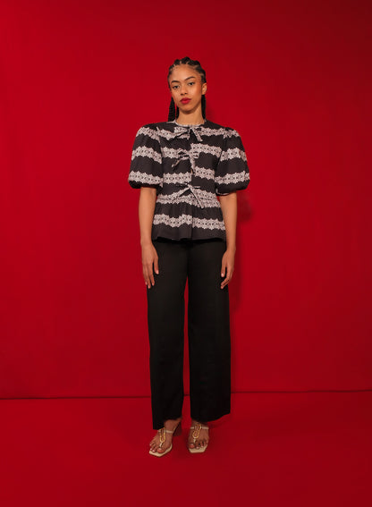 ORQUID TOP - 2 LINES MACRAME
