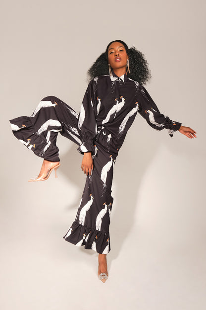 Teresa M Pants - Black Peacock