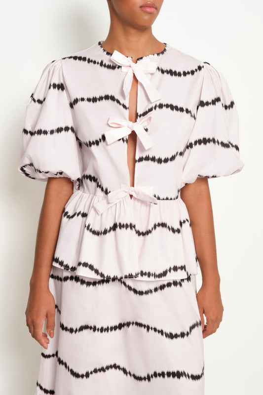 Orquid  Top - Beige Waves