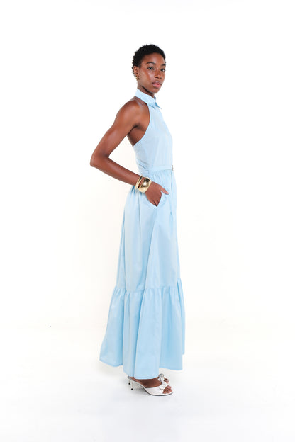 THE HORIZON DRESS - BABY BLUE