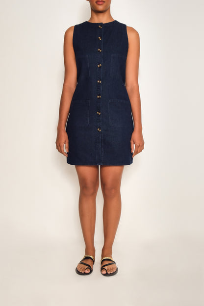 THE TIDE DRESS - DENIM LOVELY